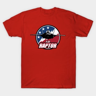 F-22 Raptor Patch T-Shirt
